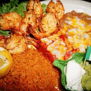 Mazatlán Shrimp Entree