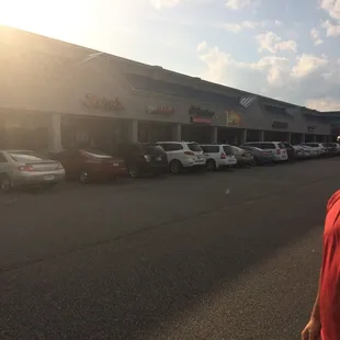 This is where it is located in the Wal-Mart shopping plaza