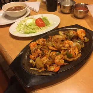 Shrimp Fajitas