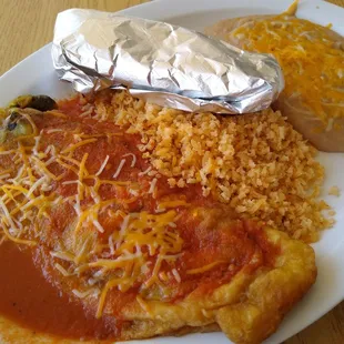 Chile relleno plate