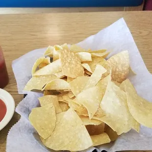 Chips and the best salsa ever