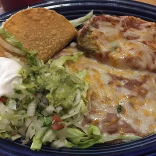 Really good taco and chile