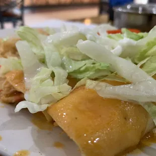 Lunch Chicken burritos