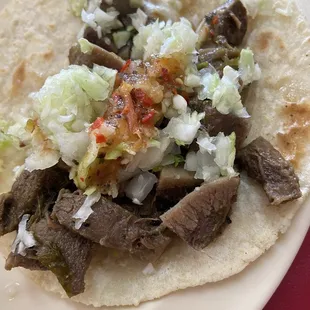 Carne asada tacos