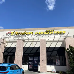 the front of a restaurant