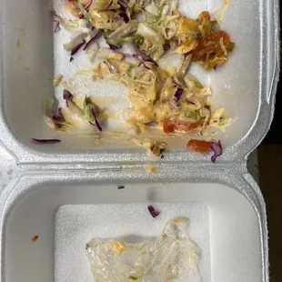 Found a big piece of plastic cooked in the shrimp tacos I ordered on 3/7/2021. Be careful. I immediately informed the restaurant.
