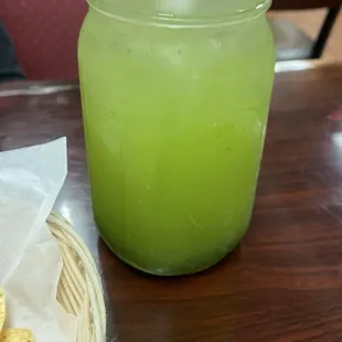Cucumber &amp; lemon juice