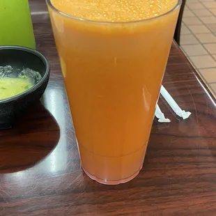 Carrots and orange juice