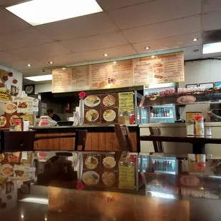 the interior of a restaurant