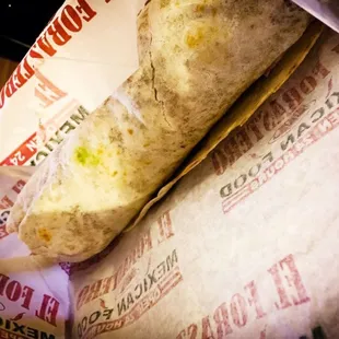 This is their chili verde burrito. The meat is very small and I think they mixed my order up and gave me carne asada instead.