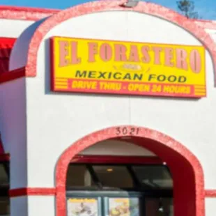 The front of the restaurant
