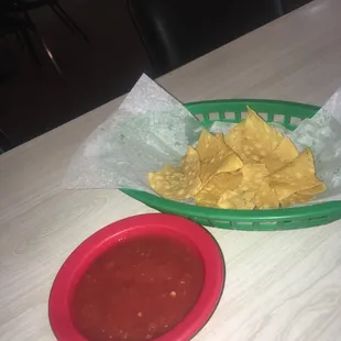 the best chips and salsa in town