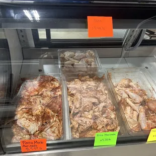 Marinaded meat