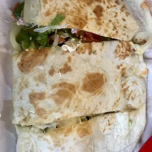 Veggie quesadilla