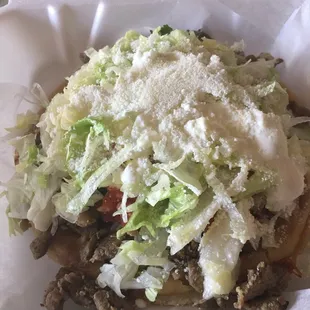 Steak sopes
