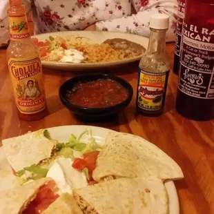 Sauces and a hearty snack
