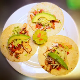 tacos Fish plate