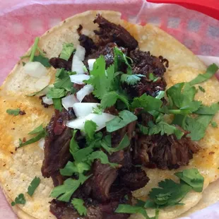 Cheek taco