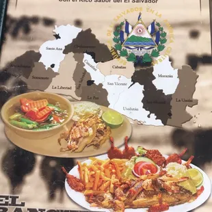 a map of the restaurant