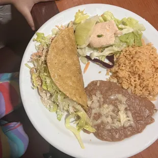 Kids taco meal