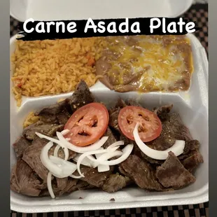 Carne Asada plate