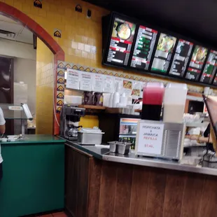 sushi and sashimi, interior
