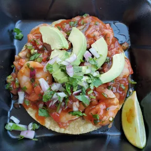 Shrimp Tostadas
