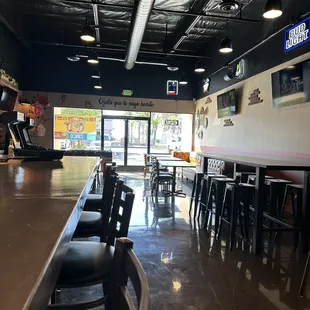 tables and chairs
