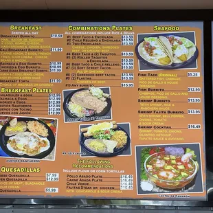 2024 Menu