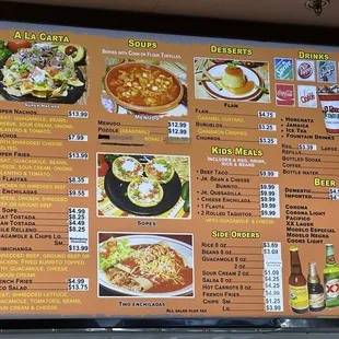 2024 Menu