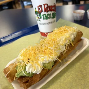 Chicken flautas