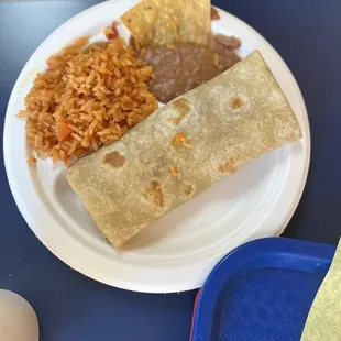 Mini kids Bean burrito