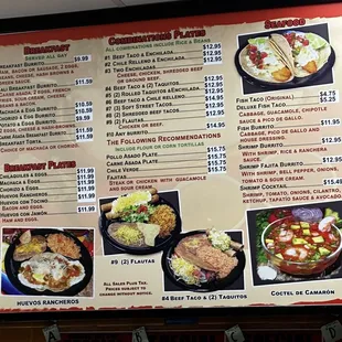 ramen and noodles, menu