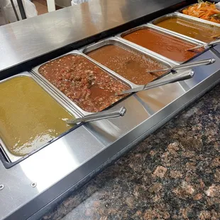 Salsa Bar is always super clean