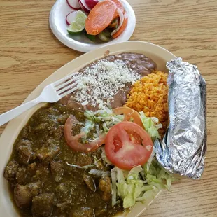 Chile Verde Plate