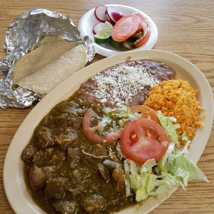 Chile Verde Plate