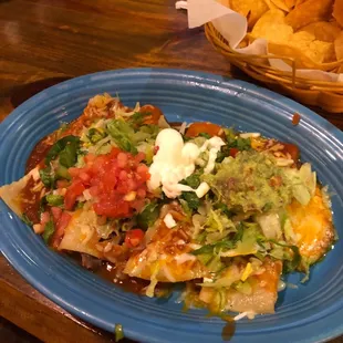 #25 4 enchilada meal