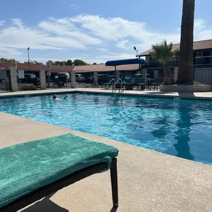 Pool at our motel!