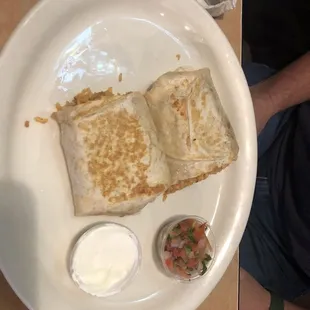 Stuff burrito (shrimp)
