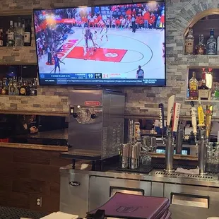 Bar area. Great service and drinks.