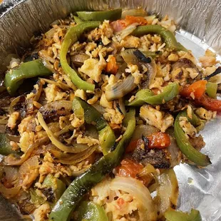 Wheat based fake lobster with flour tortillas when corn was ordered.