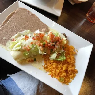 Lunch Special Lunch Special #17. Cheese Steak Burrito