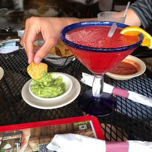 Best margs in town!!! The Burrito California is my favorite thing on the menu.
