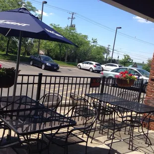 outside