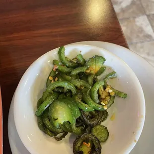 Grilled  jalapeños