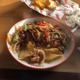 Todays plate....   *I ate a little before I took pic