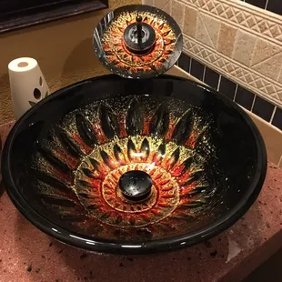 Cool bathroom sink!