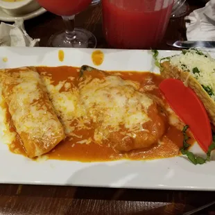 Combo #3 : Enchilada, chile relleno, and taco $10.29