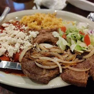 a plate of food