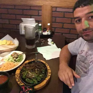 Need fajitas, and lots of sides and a beer. Quite friendly delusions. This restaurant located next to truck stop, so decide to get in.